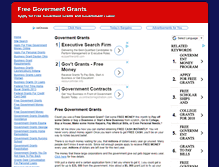 Tablet Screenshot of goverment-grants.net
